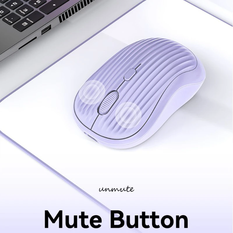 Wireless Silent TYPE-C Charging 2.4G Bluetooth Dual Mode Mouse for IOS Android