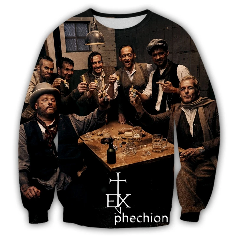 

phechion New Men/Women 3D Printed In Extremo Band Casual Sweatshirt Fashion Streetwear Men Loose Sporting Sweatshirt D27