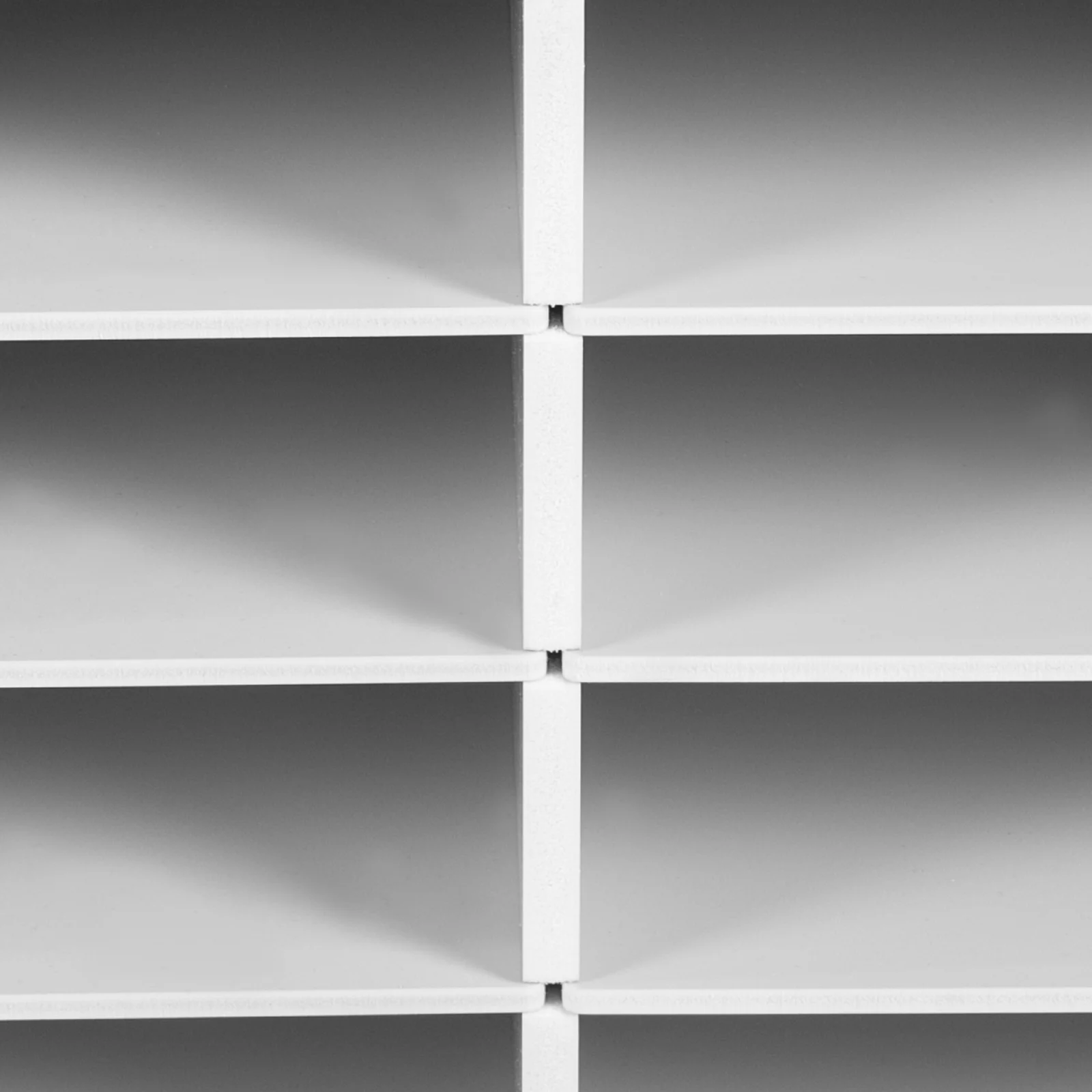 6 Tiers 24 Slots PVC Mail Sorter Organizer Each Slot Load-bearing Capacity 5kg for Home, Library, Office