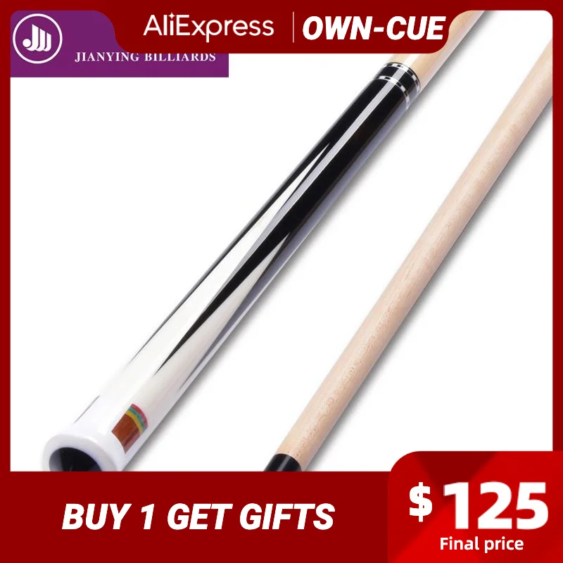 Official Jianying Pd10 Jump Cue 13mm Crystal Tip Black Bakelite Ferrule