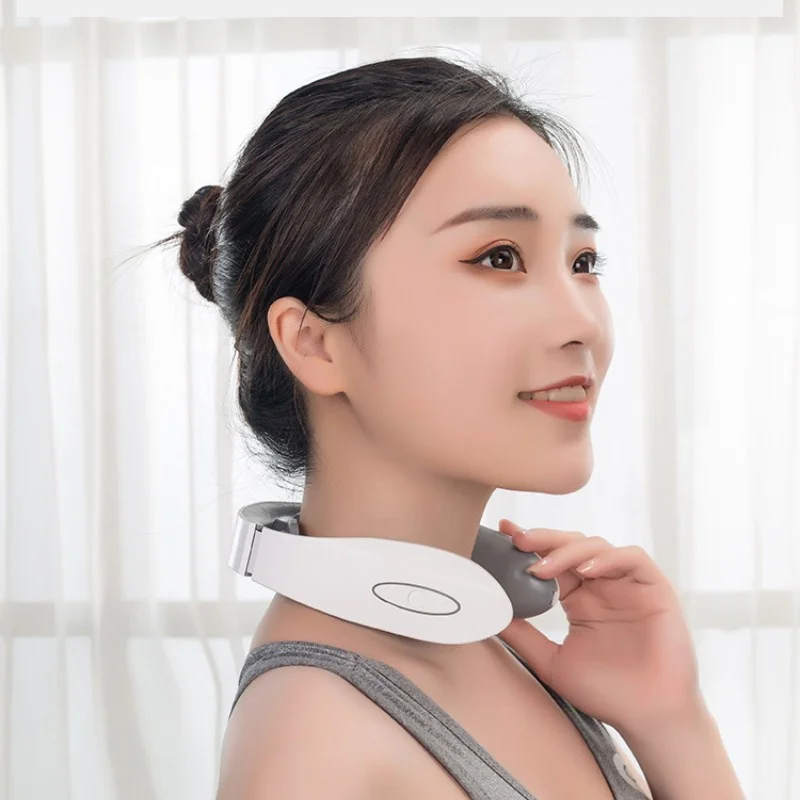 Zeyasen 2023 New Electric Pulse Back and Neck Massager Far Infrared Heating Pain Relief Health Care Muscle Relaxation Tool пульсоксиметр qumo health pulse q1