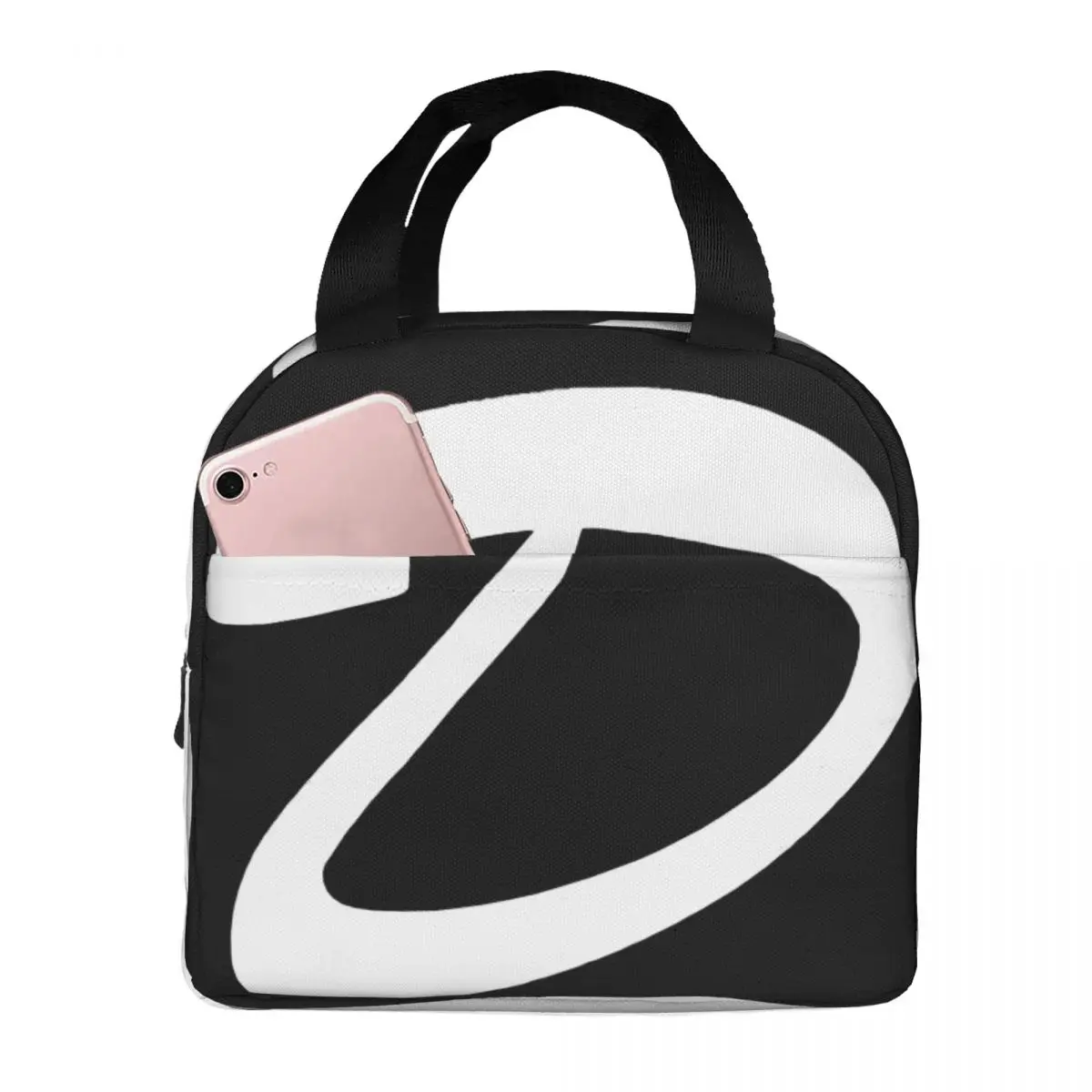 

Clementine Logo Lunch Bag Unisex Portable Cooler Insulated Lunch Box Food Bento Box