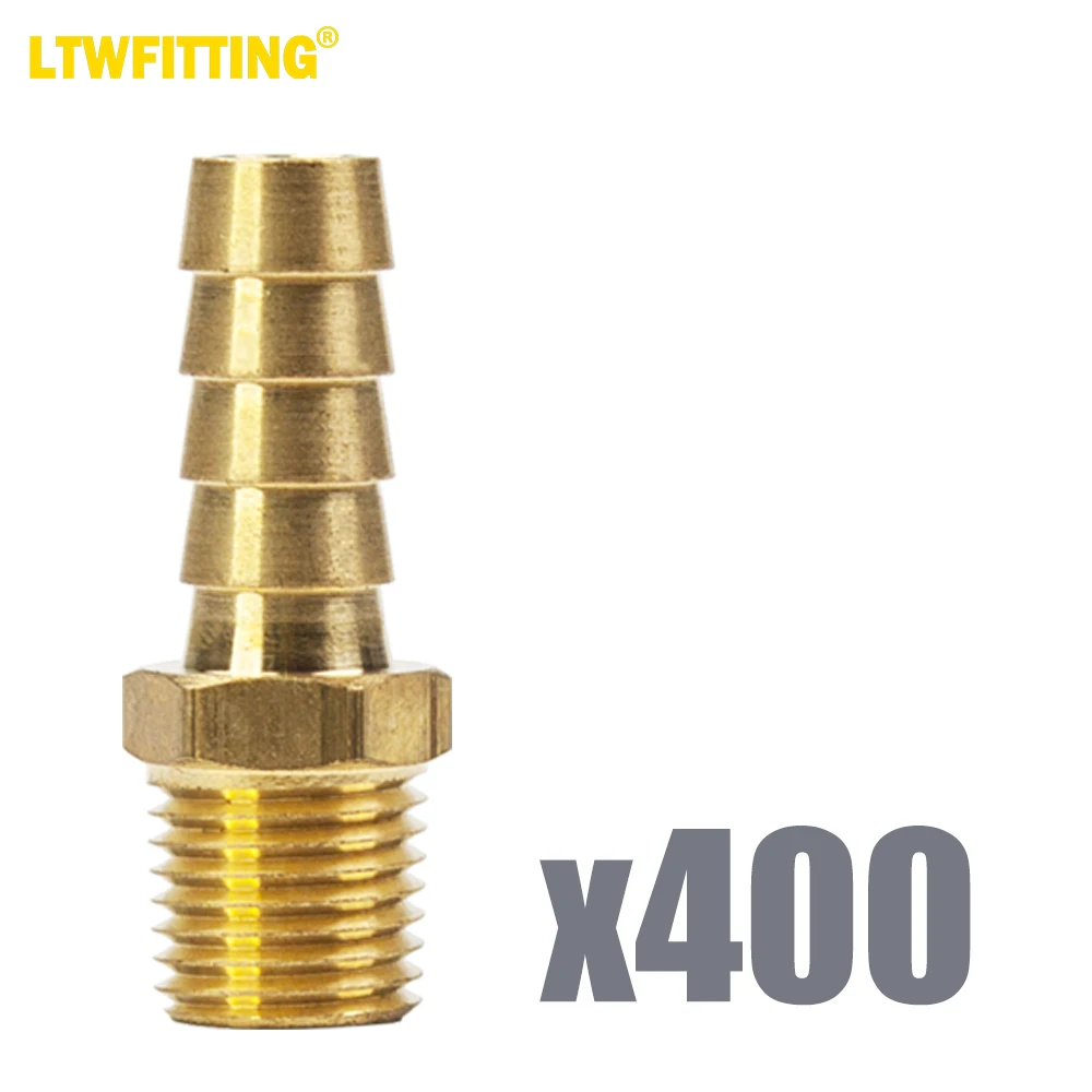 

Латунный штуцер для шланга 3/8 дюйма, 1/4 дюйма, с наружной резьбой 400 дюйма