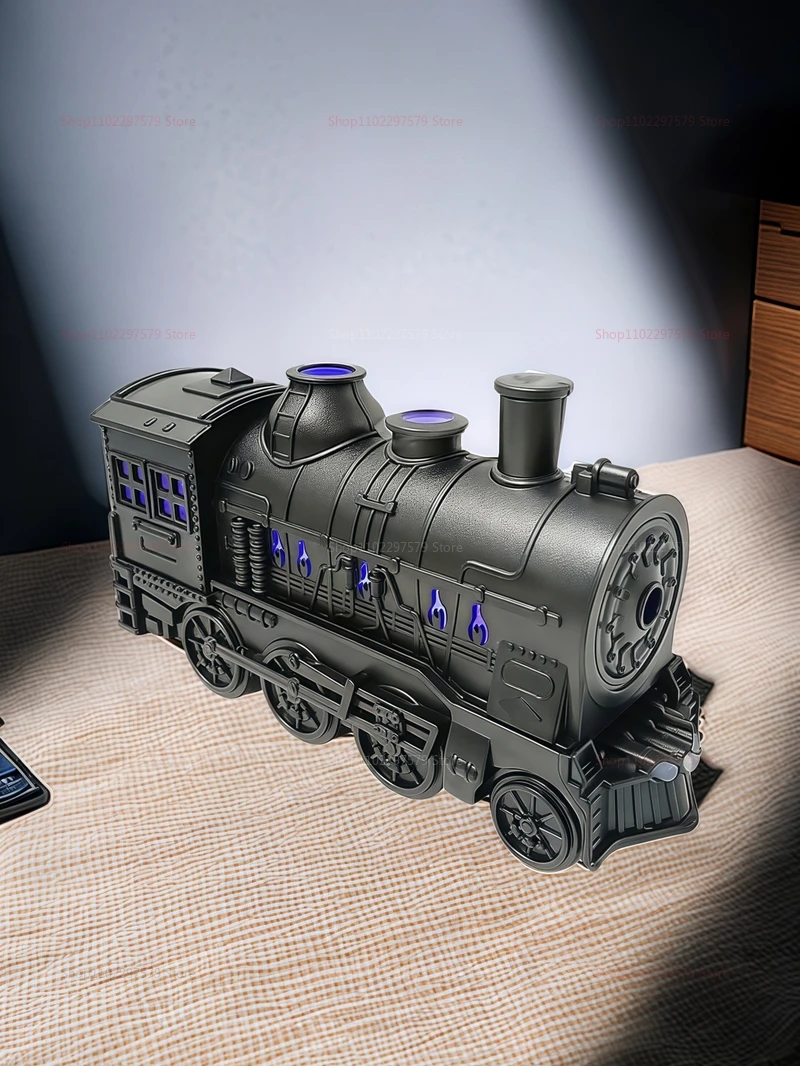 Description Picture 3 of itemTrain Model Air Humidifier With Remote Control Smoke Ring Spray Purifies Air Home Office Decor Gift Aroma Difusor Atomizer