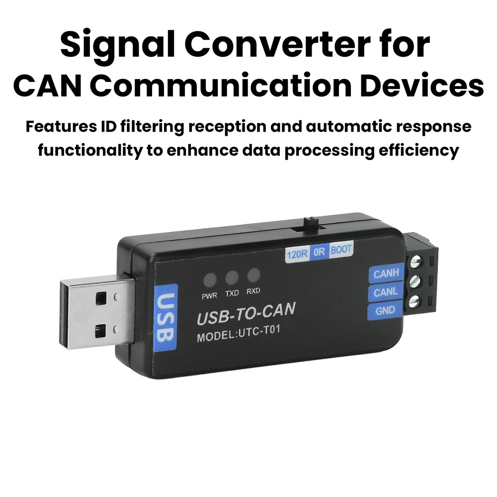 Industrial USB to CAN Bus Analyzer and Communication Module
