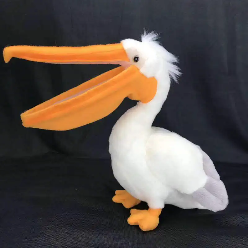 

Плюшевые игрушки с большим ртом Pelican, реалистичные мягкие игрушки, имитация птицы, плюшевые игрушки-животные, подарок для детей на день рождения, 30 см