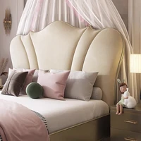 Lits rembourrés uniques, armoires fantaisie, chambre d'enfant, salon, King français, accessoires de maison pour dortoir 3