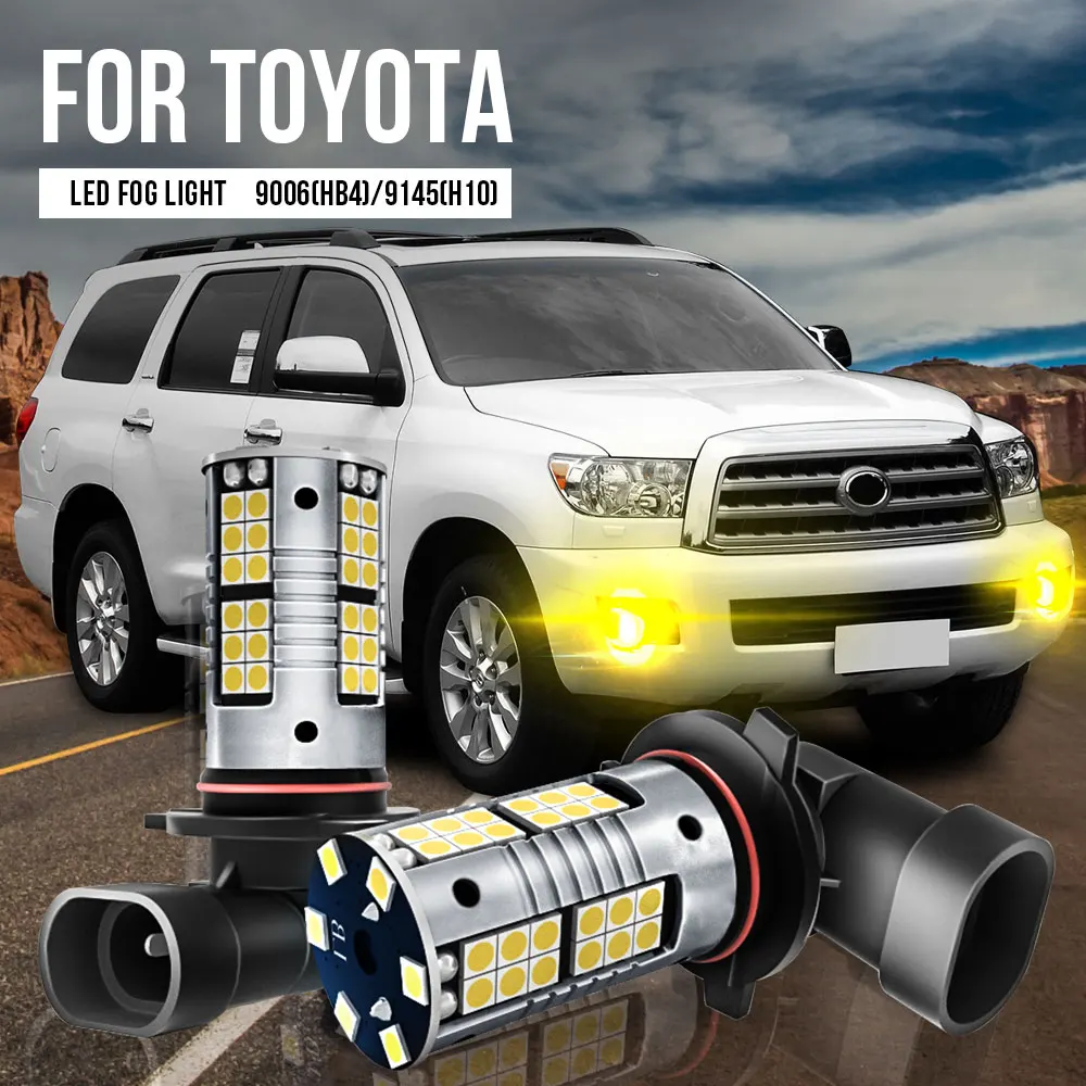 2pcs 9006 HB4 Canbus LED Fog Light Blub For Toyota Avensis T25 Hilux Prius Rav4 Yaris Vitz Camry 4Runner Avalon Land Cruiser |