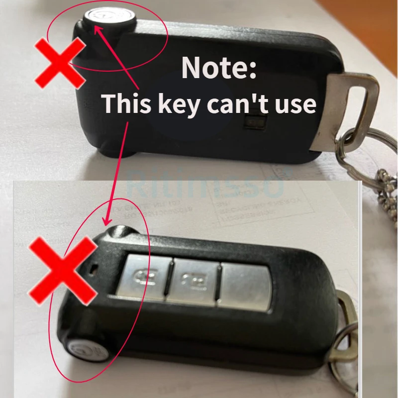 Carbon fiber ABS Car Key Case Cover for MITSUBISHI OUTLANDER 3 Lancer 10 L200 ASX Colt Pajero sport ECLIPSE CROSS key case cover key case car key shell