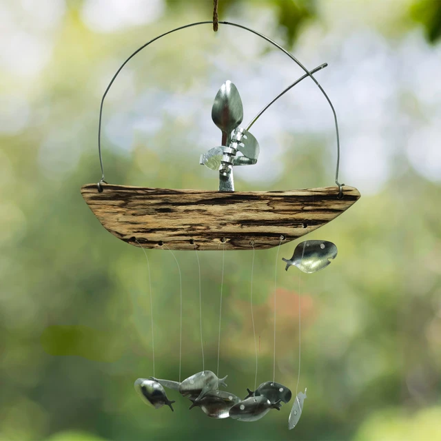 Wind Pendant Creative Chime Head Man Bell Fishing Pendant Pendant