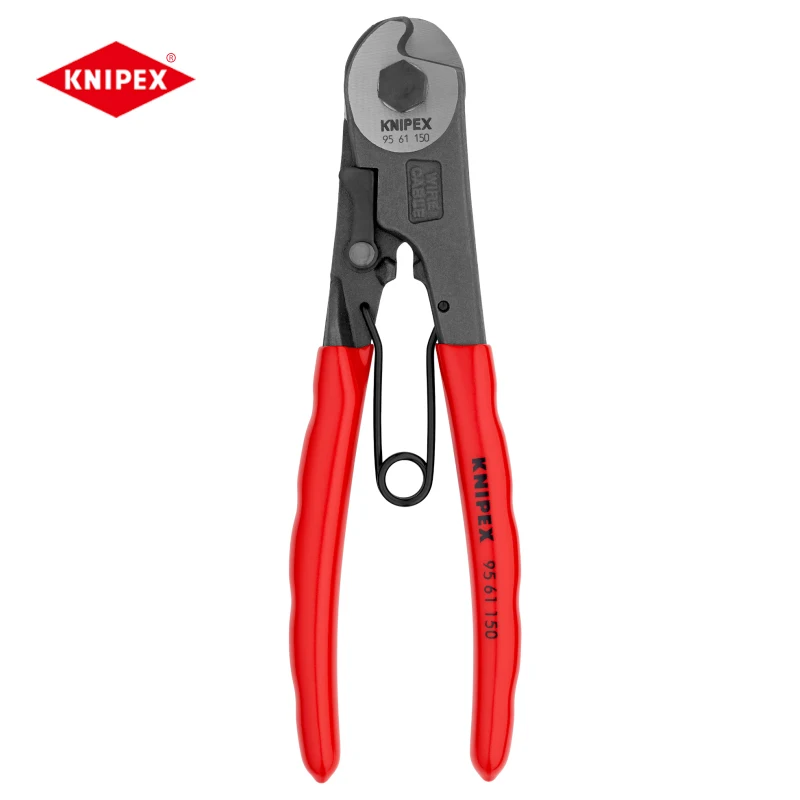Tagliacavi Knipex Per Cavi Bowden E Pinze Da Taglio A Filo Morbido Con Molla Di Apertura E Dispositivo Di Bloccaggio No.95 61 150
