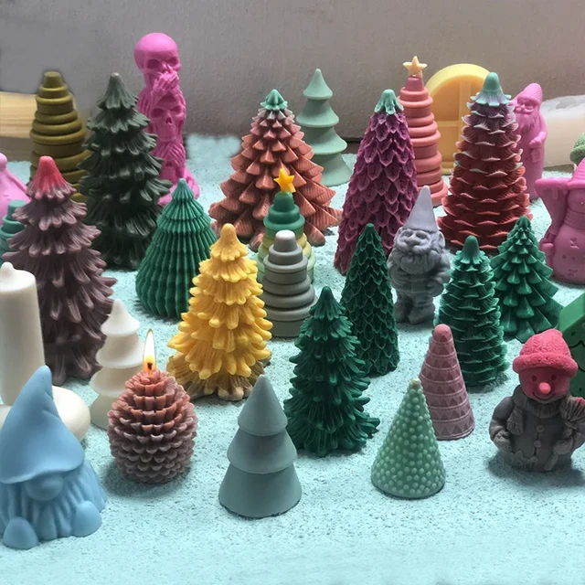 CHRISTMAS CANDLE MOLDS