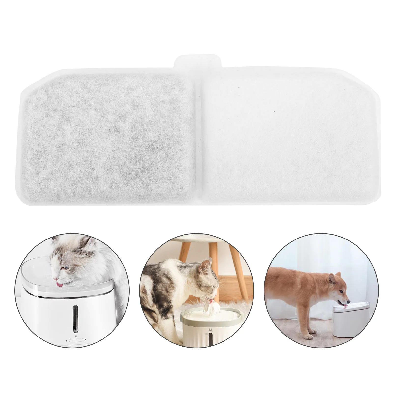 

Replaced Activated Carbon Filter For Pet Dog Automatic Pet Water Fountain Dispenser Filter For Cat Water Drinking Fountain