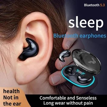 NUOVO Originale X55 Senza Fili Del Sonno Auricolare Riduzione Del Rumore Auricolare Invisibile Dormire Auricolare Bluetooth Sport Cuffie Auricolari 1