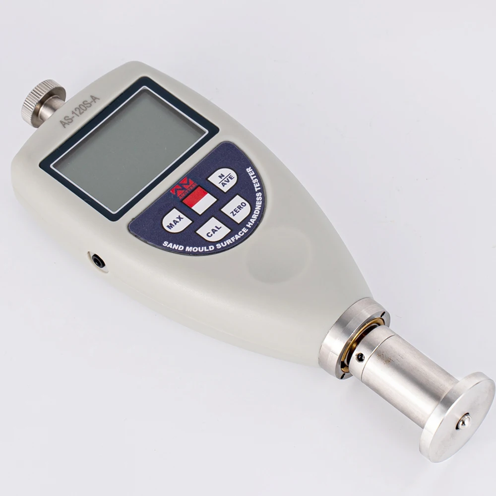 

Handheld Surface Hardness Tester for Casting/Wet Mold Sand AS-120S-A /B /C Sand Mould Surface Hardness Meter Gauge 10~90 HA/HB/C