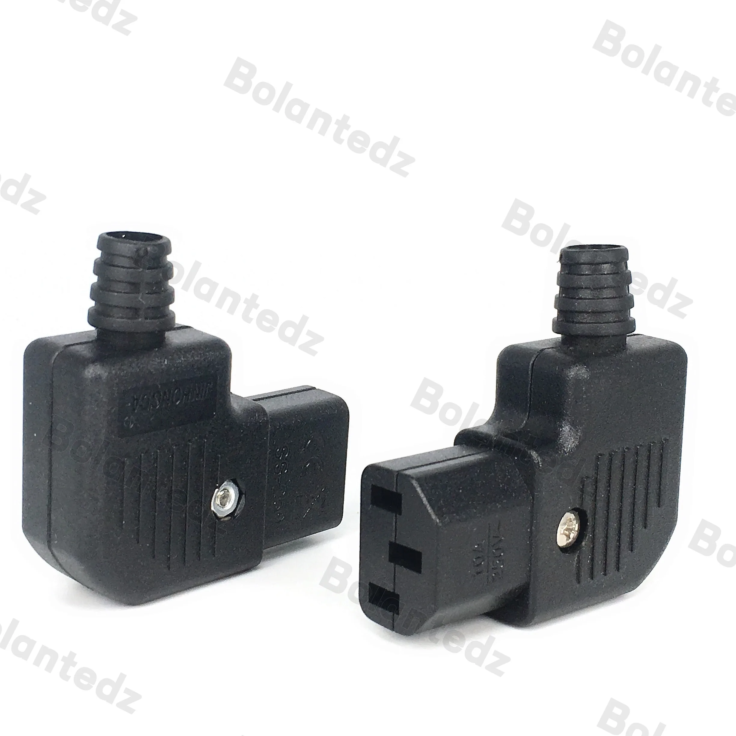 Elbow IEC320 C13 C14 Power Cord Wiring Plug Assemble IEC Connector Outlet PDU UPS Electrical AC 10A 250V