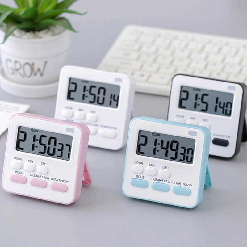 Digital Timer With Flashing Light Cooking Kitchen Sport Study Game With ...