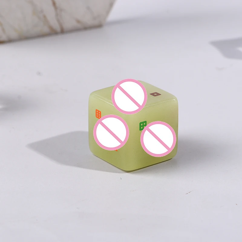 4 Sides Luminous Sex Dice Toys for Couples Adults Games Romance Love Hunour