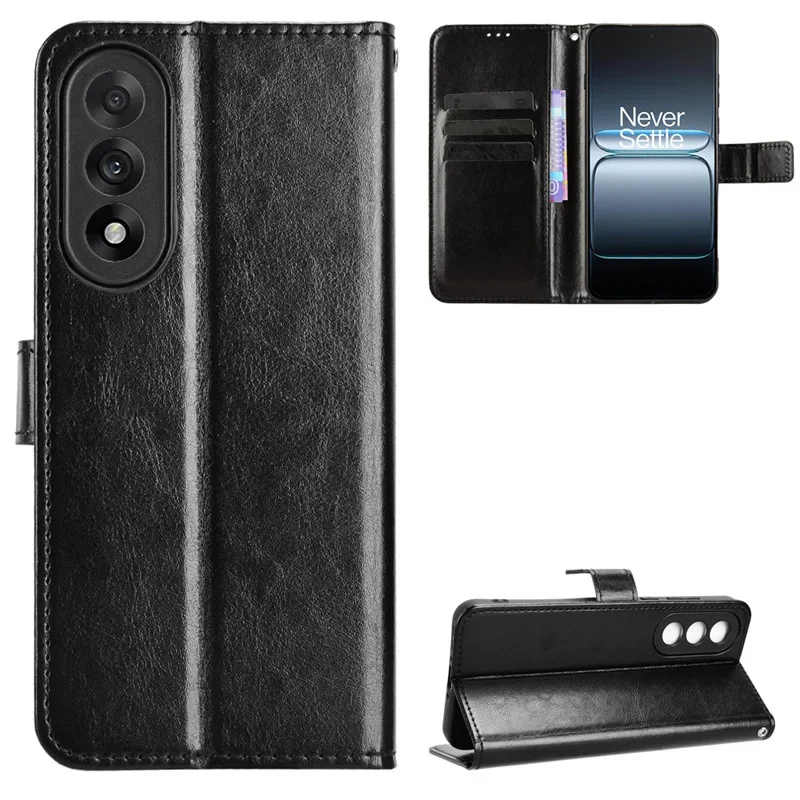 Leather Flip Case with Wallet and Kickstand
