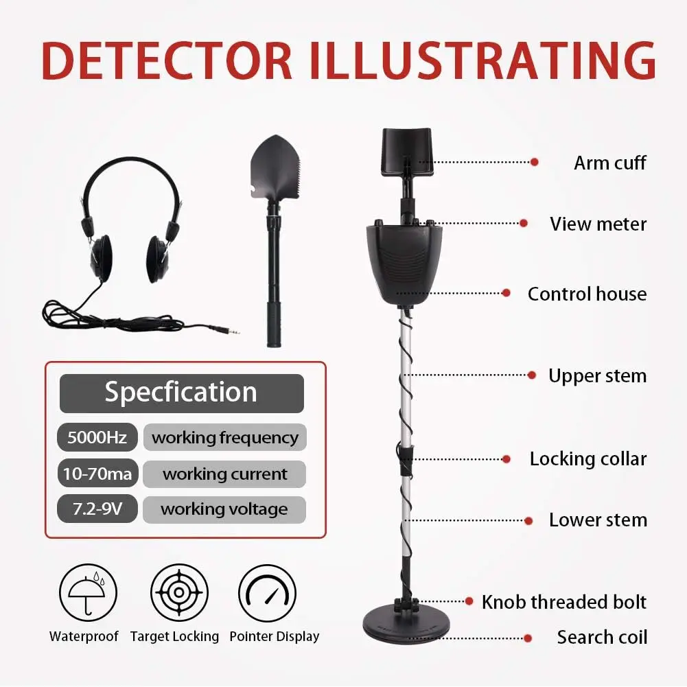 Tianxun Factory Price Underground Gold Detector MD-4030 Hot Sale Metal Detector