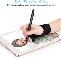 1Pcs Palm Rejection Digital Art Glove with Two Finger for Drawing Tablet Sketching Display Art Painting iPad Pencil Graphics 2