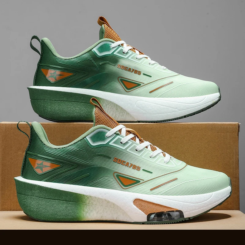 Men's Casual Sports Shoes, Ultra-Light Casual Sneakers, Men's Thick-Soled Shock-Absorbing Student Running Shoes - Plus Size Tennis Casual Walking Fitness Hiking Shoes - Perfect Sneakers for Outdoor Adventures, Ideal Choice for Sports Enthusiasts, Available in Multiple Colors