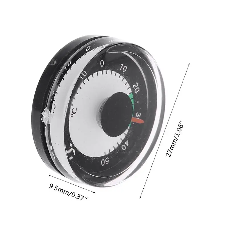 

Diameter 27mm Round Mini Mechanical Thermometer Incubator for Tank Decorative R9UF