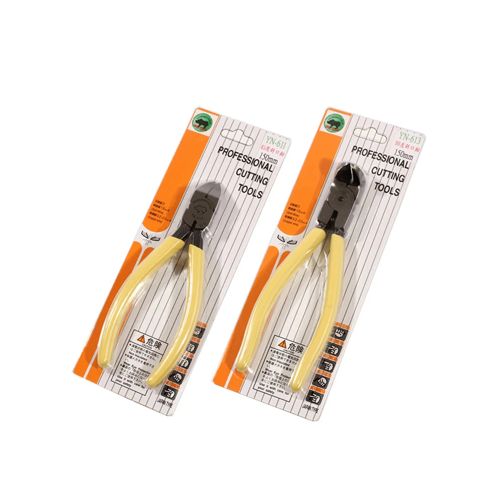 기존 Pro Rhino 펜치 45 또는 90도 구부러진 코 직각 곡선 블레이드 플라스틱 대각선 절단 니퍼