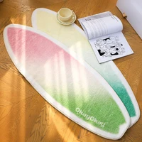 Bedroom Carpet Long Rug Bedside Floor Mat Gradient Surfboard Carpets Soft Fluffy Foot Mats Home Decoration Rug for Living Room 1