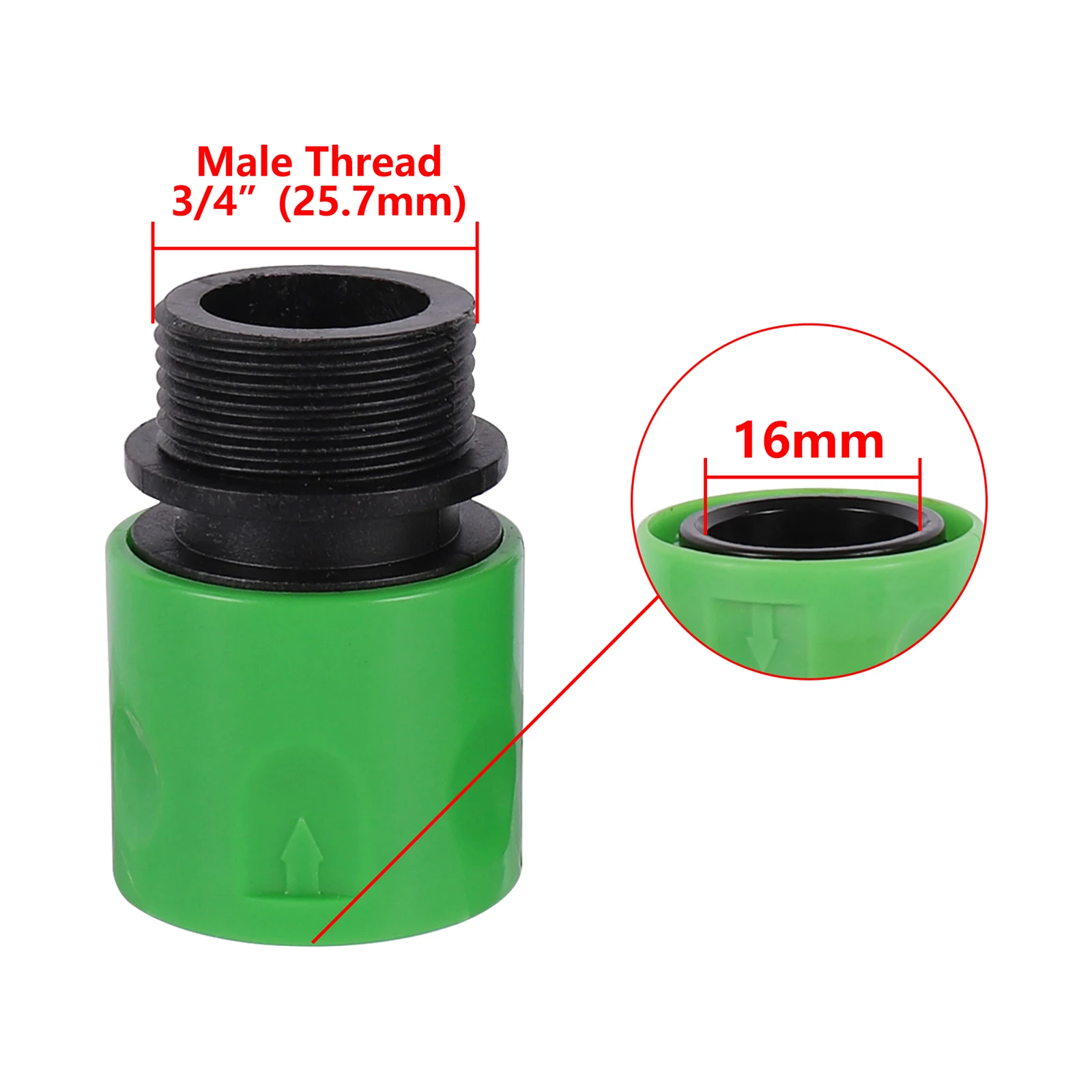 3I4 Thread Connector