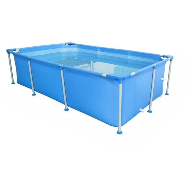 Piscines rectangulaires portables de 180 cm/220 cm/260 cm/300 cm, idéales pour les activités aquatiques en plein air dans le jardin. 1