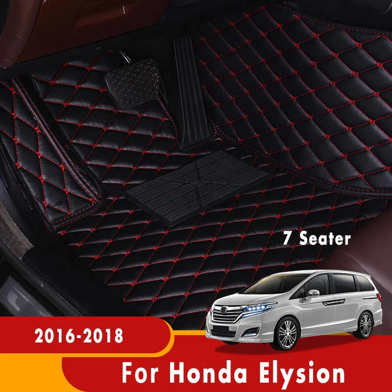 

Автомобильные напольные коврики для Honda Elysion 2016 2017 2018 (7 сидений), чехлы на заказ, автомобильные водонепроницаемые коврики, аксессуары для интерьера