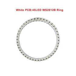 Enhanced LED Ring Light - Individually Addressable RGBIC Circle Strip (45Led White)