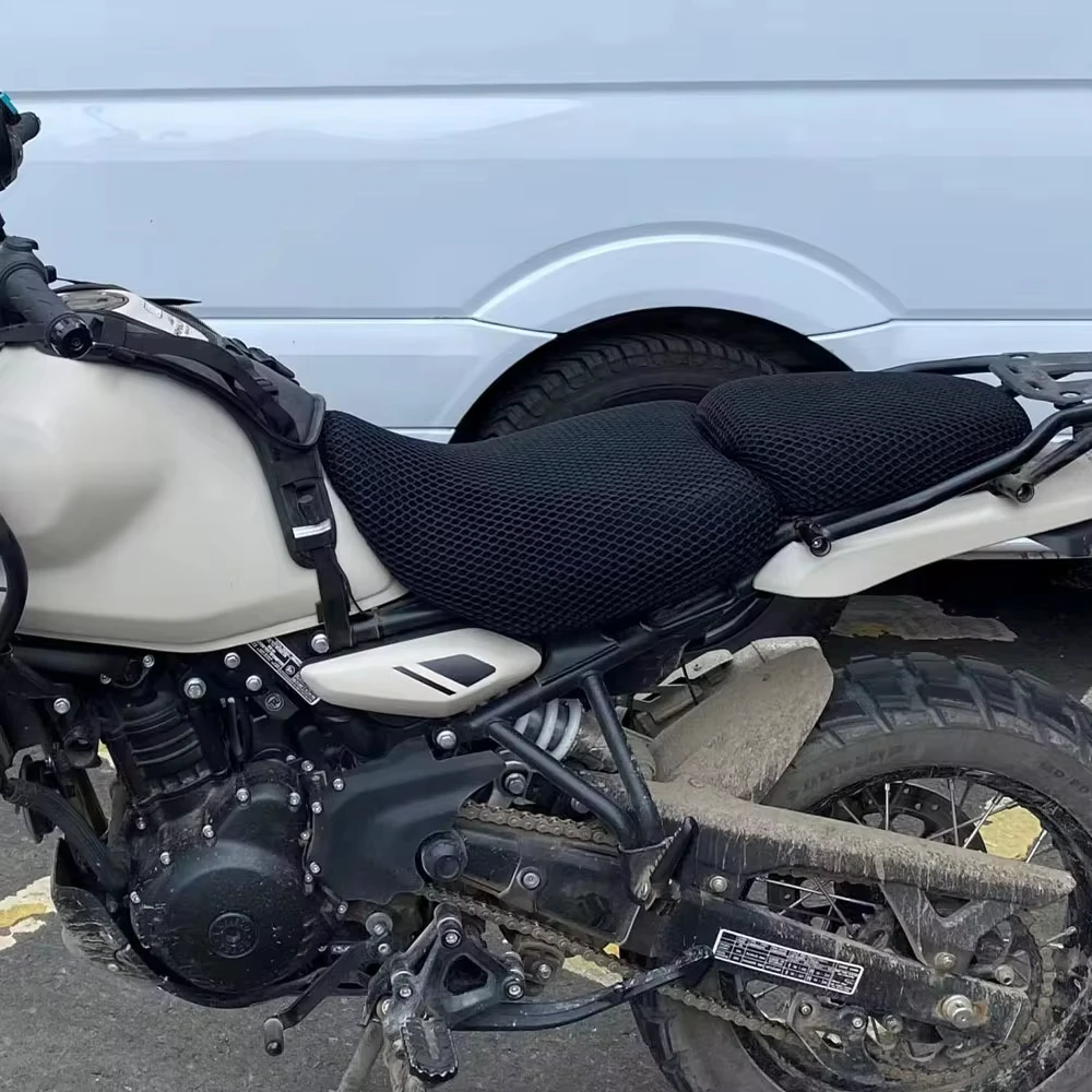 Motorcycle Seat Covers Seat Protect Cushion 3D Honeycomb Mesh Cushion motorcycle seat covers For Royal Enfield Himalayan450 45