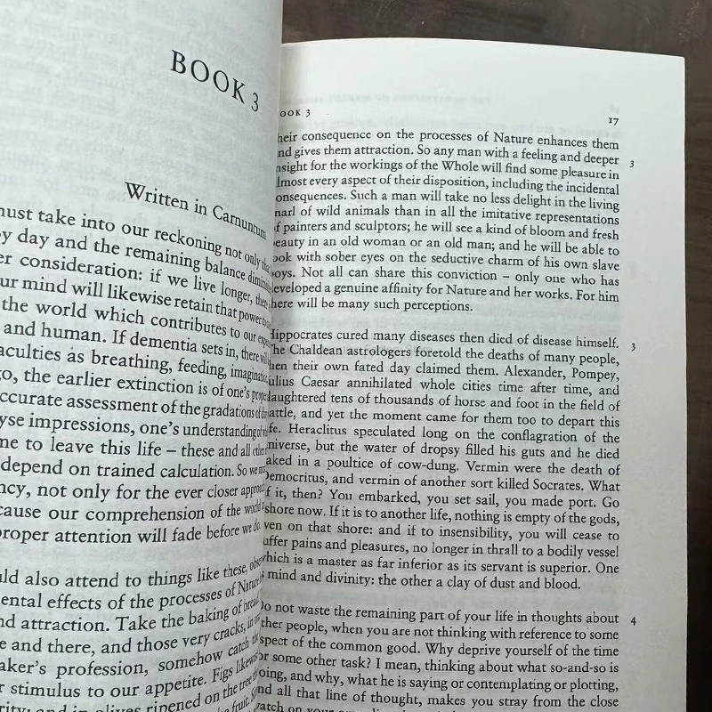 English Paperback Edition of Meditations by Marcus Aurelius