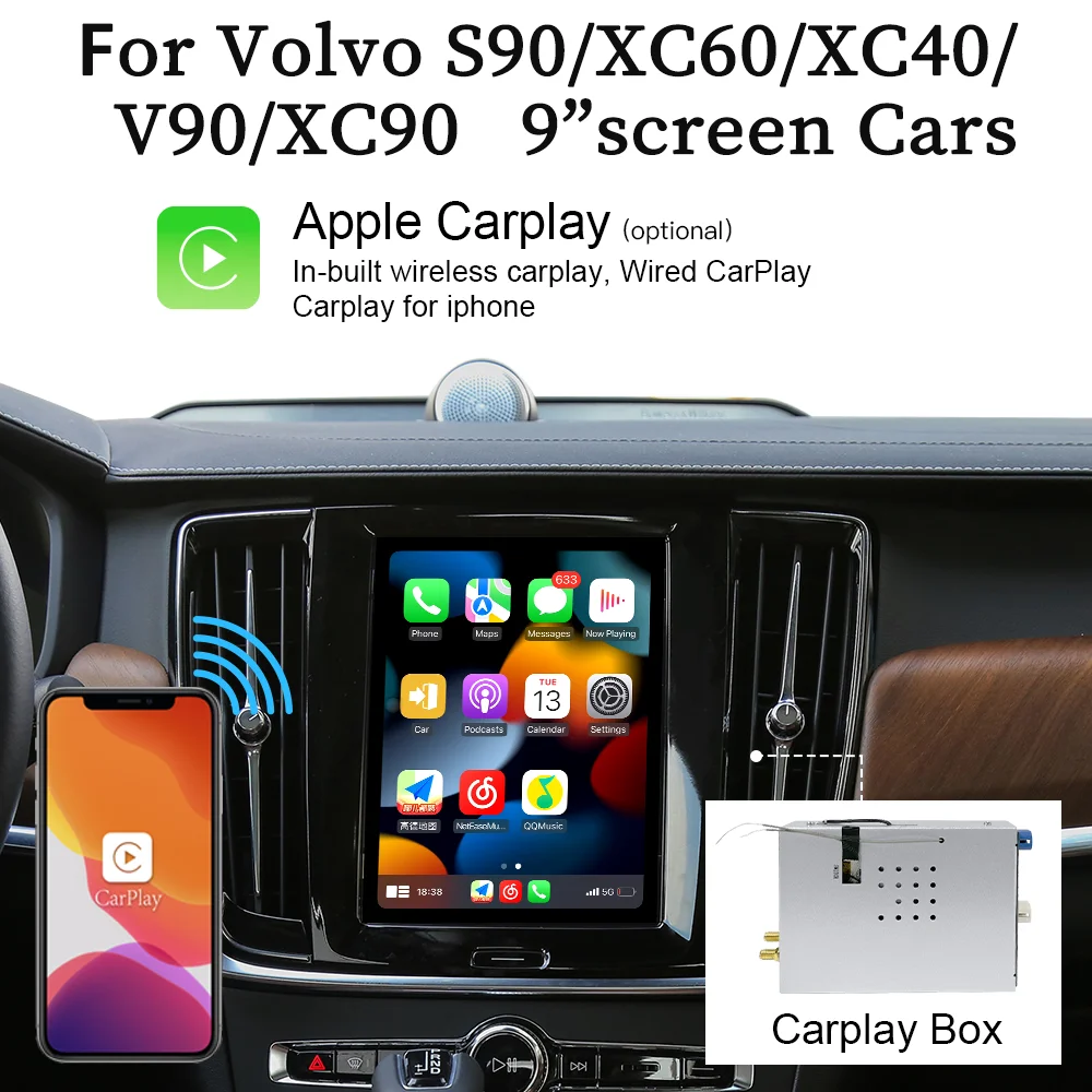 wit-up Air Carplay box MMI Carplay box for 2017-today Volvo S90/XC60 ...