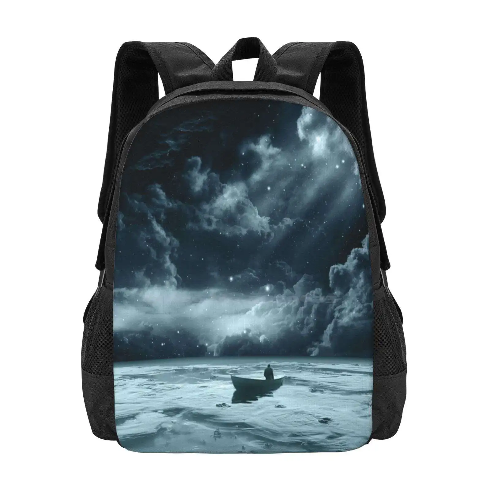 

Модный дизайнерский дорожный рюкзак для ноутбука без весла, школьный рюкзак с коллажем, винтажный мусор Surreal