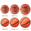 18/21/24cm Silent Basketball High-Resilience Air Bounce Basketball Size 3/5/7 No Noise Basketball for Various Indoor Activities 2