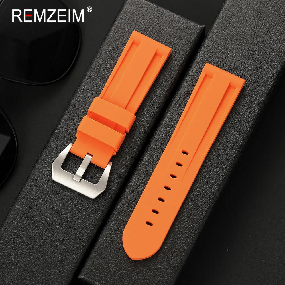 Waterproof Silicone Sport Watch Strap - Durable & Comfortable Replacement Wristband