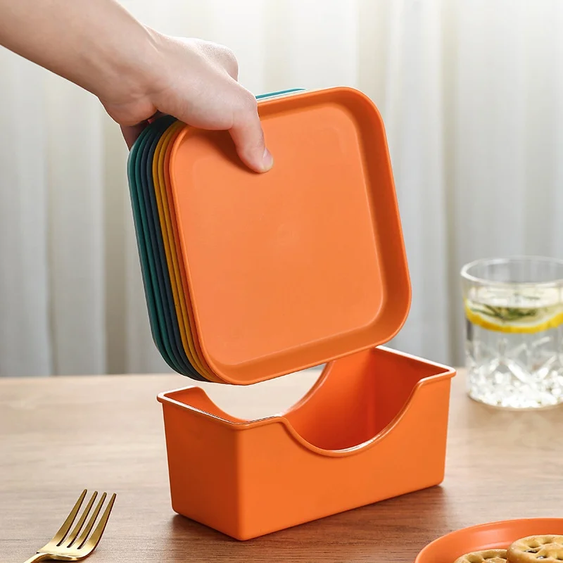 Best-Selling Plastic Bone-Spitting Dish: Elegant & Practical Serving Plate for Snacks, Fruits & Small Meals