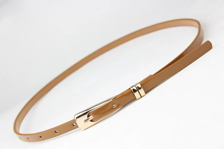 105 cm modischer PU-Taillengürtel in Bonbonfarben für Damen, dekorative Gürtel, Damen-Accessoires – Detail 7