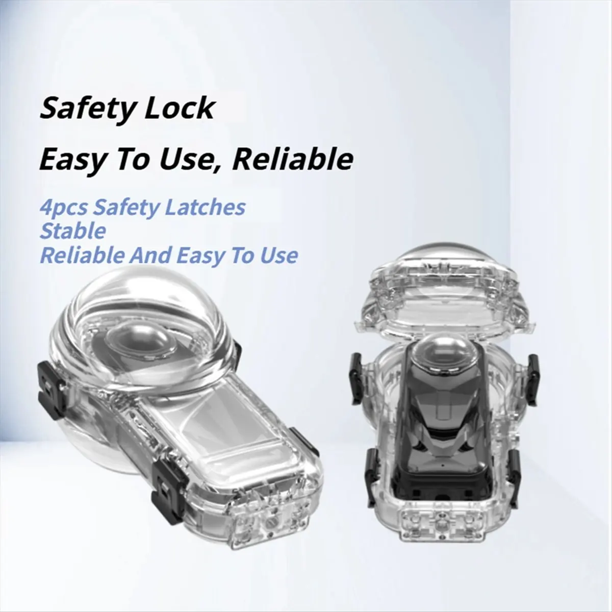 M05K 60M 인스타360 X5용 투명 다이빙 케이스 방수 보호 케이스 수중 60M 다이빙 쉘 카메라 액세서리 지원