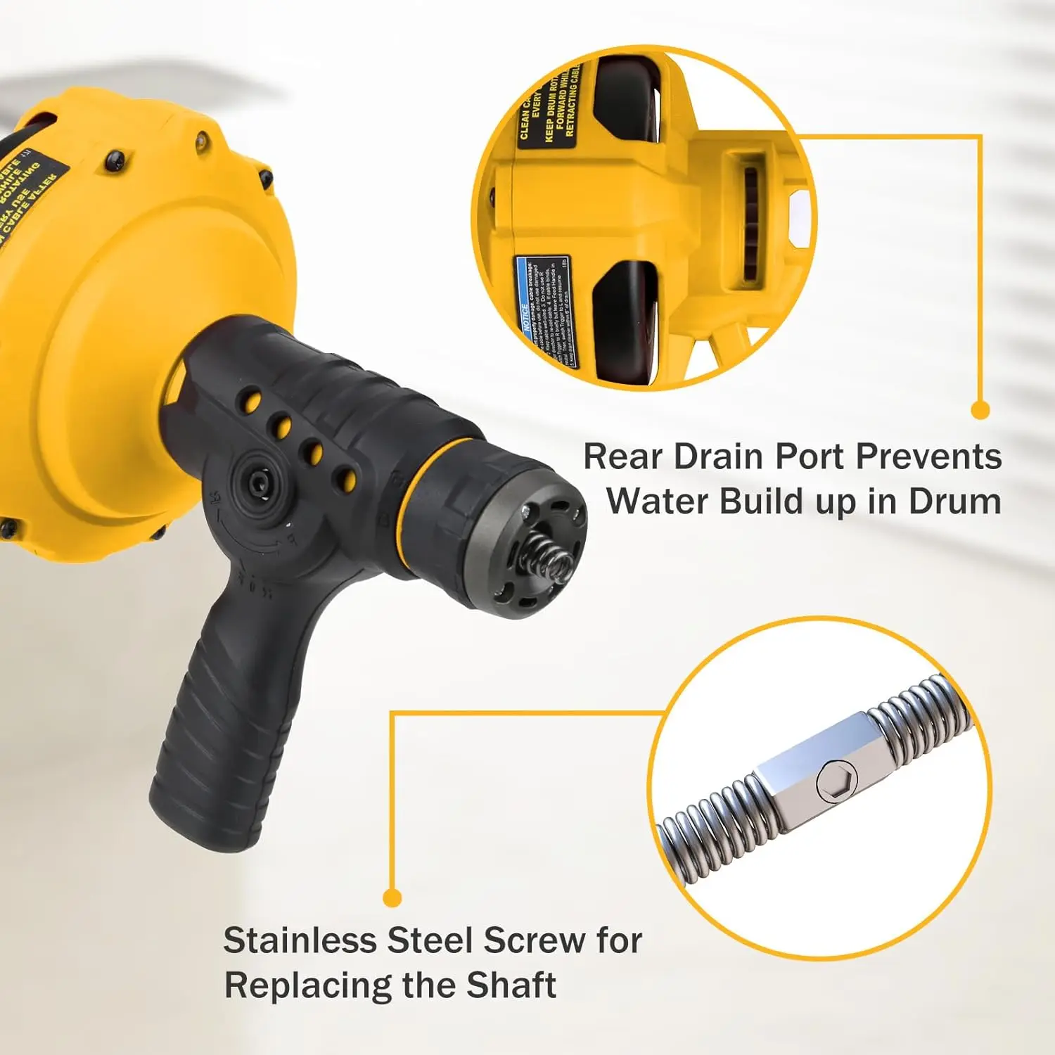 410-763 1/4in. x 25 ft. ELECTRIC Drain Cleaner