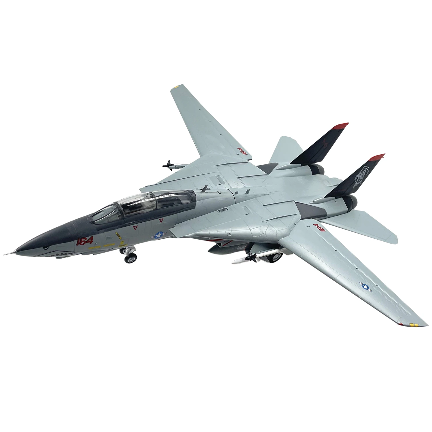 

1:72 Scale American F14D Fighter VF101 Death Squadron Militarized Combat Aircraft Model Glue-free Collection Toy Gift