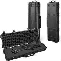 Long Tool Case gun Box Large Toolbox Impact Resistant Sealed Waterproof Case Equipment Camera Storage Case With Pre-cut Foam 1