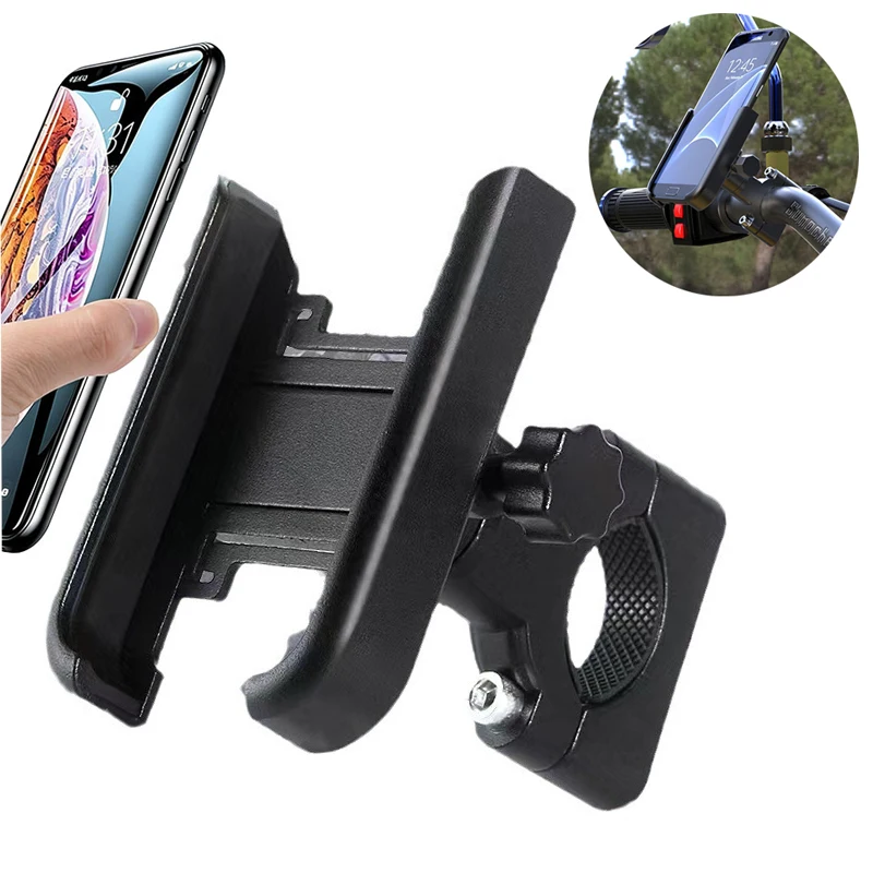 Universal Adjustable Anti-Slip Motorcycle Handlebar Phone Mount