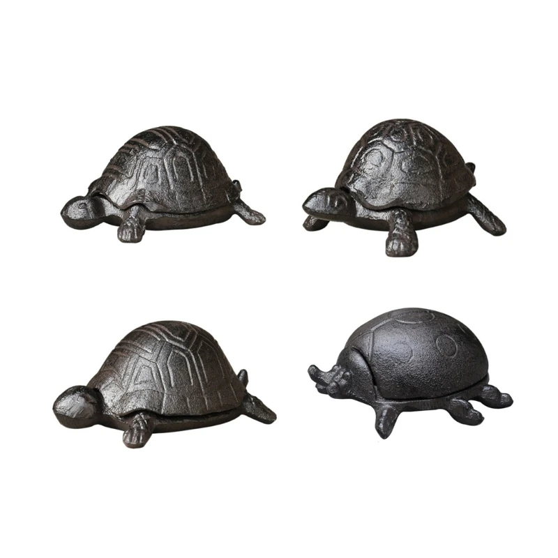 Animal Shaped Key Holder with Secret Compartment Decorative Jewelry Concealer Outdoor Decoration for Garden or Patios B03E