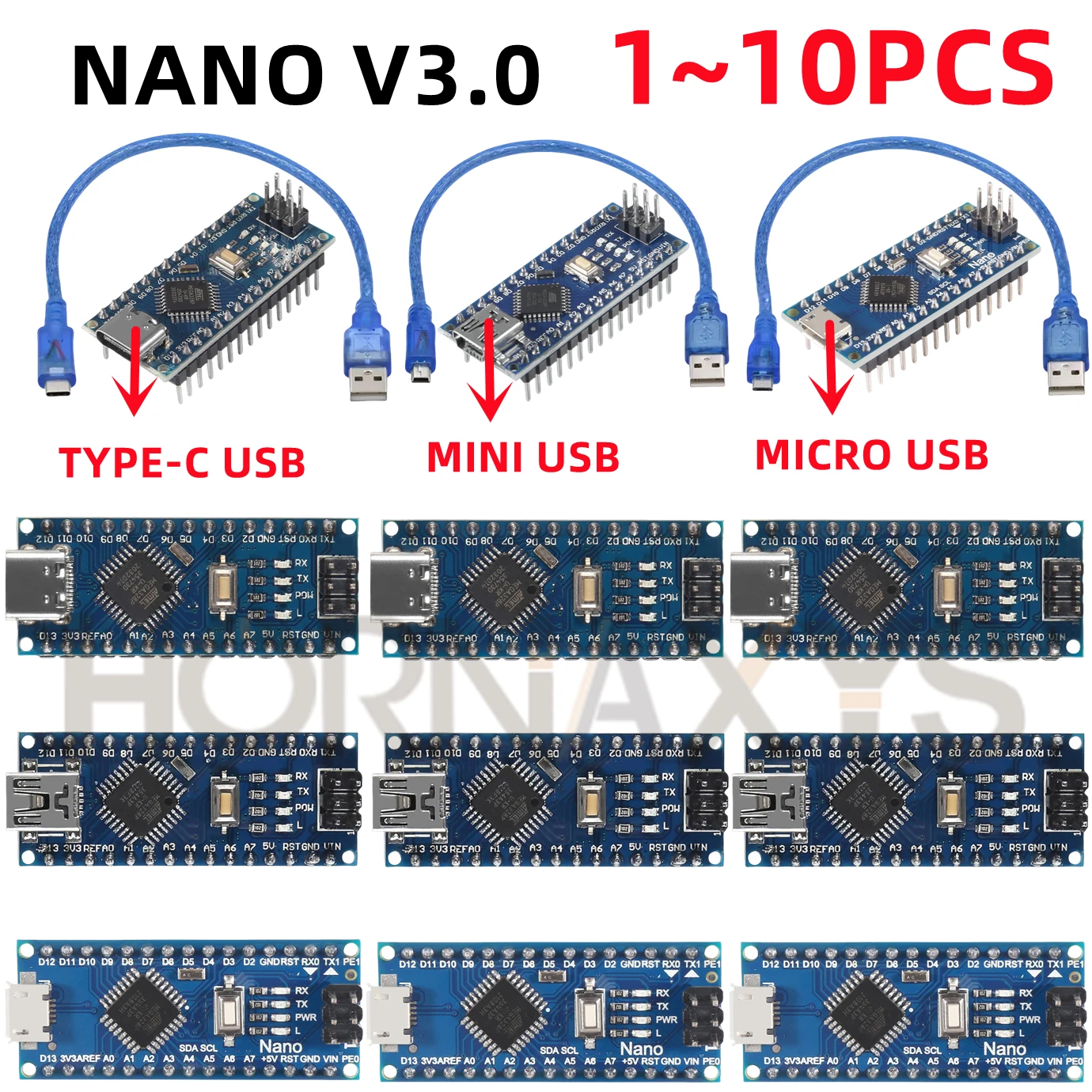 Promotion-For-arduino-Nano-V-3-0-Atmega328-Controller-Compatible-Board ...