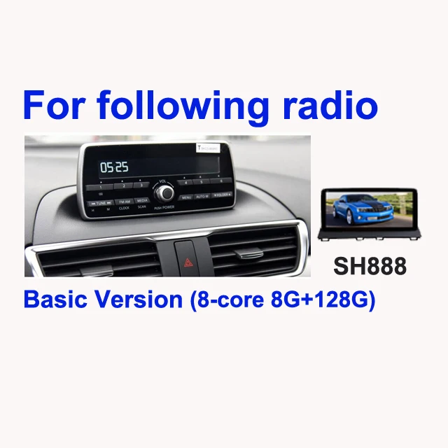 Mazda 3 (2009-2013) Apple Carplay en Android navigatie | DSP sound