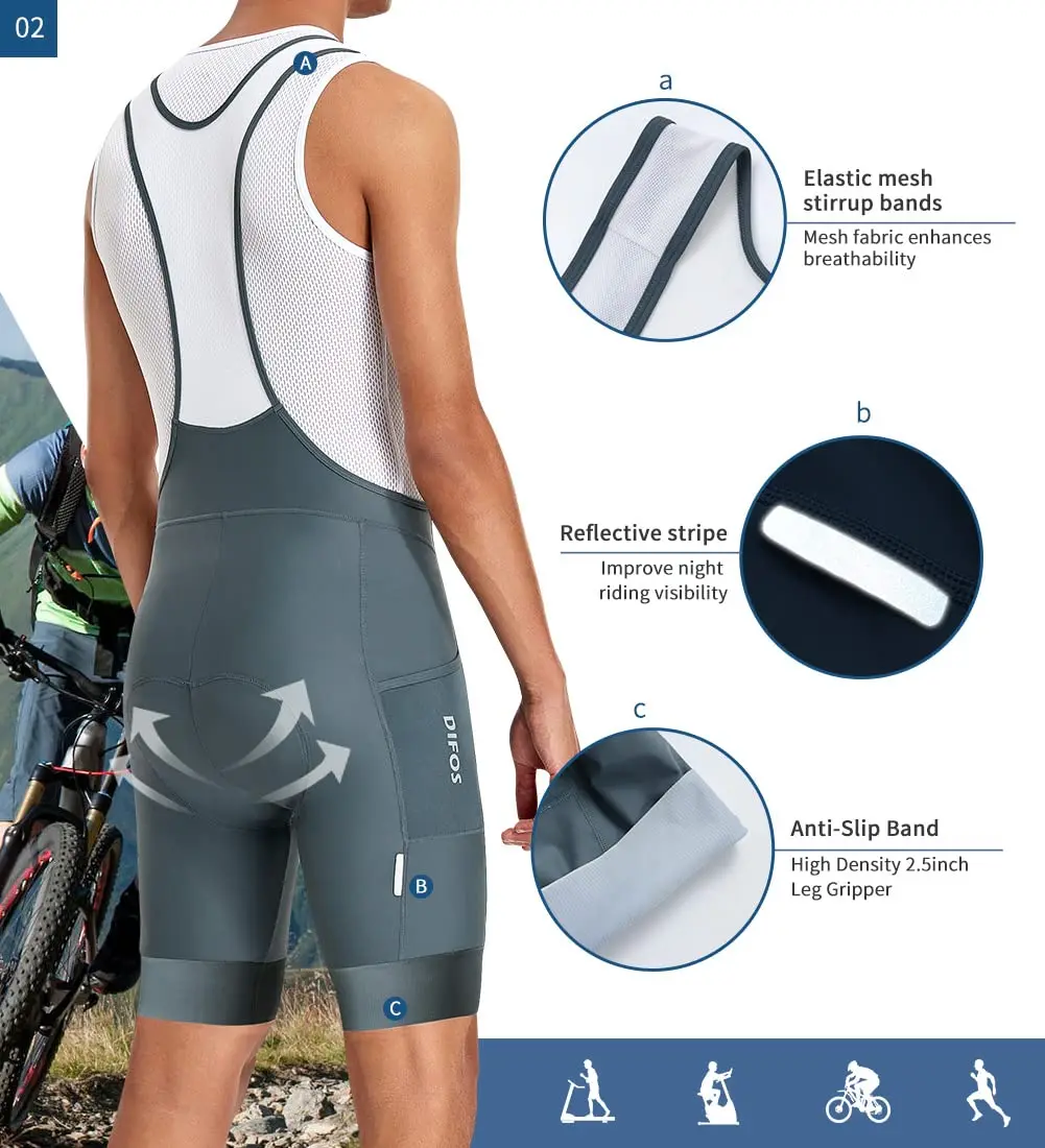 DIFOS Cycling Bib Shorts